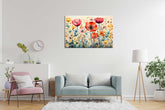 Abstract canvas painting wall décor Minimalist Floral landscape colorful